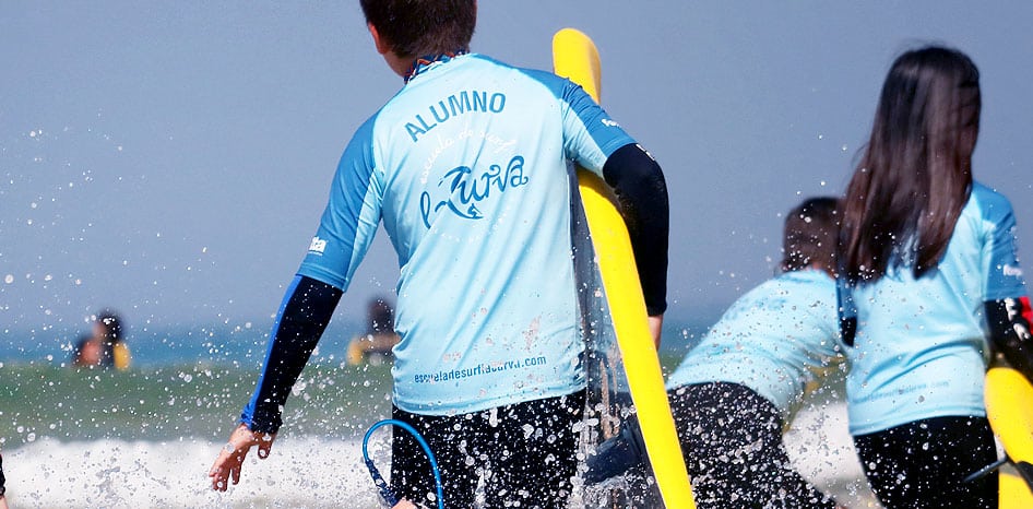 alumnas del surf camp menores
