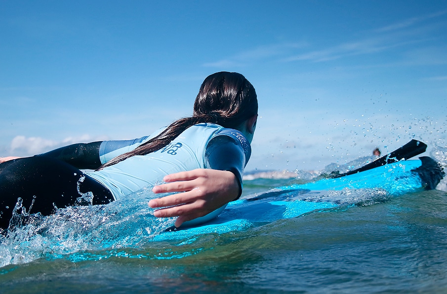 Cliente surf house La Curva en Cantabria